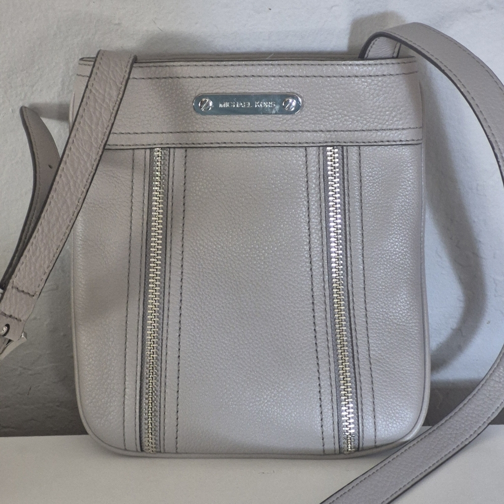Michael Kors Light Gray Crossbody Bag